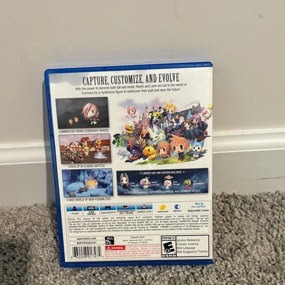 World of Final Fantasy Day One Edition PS4 Game